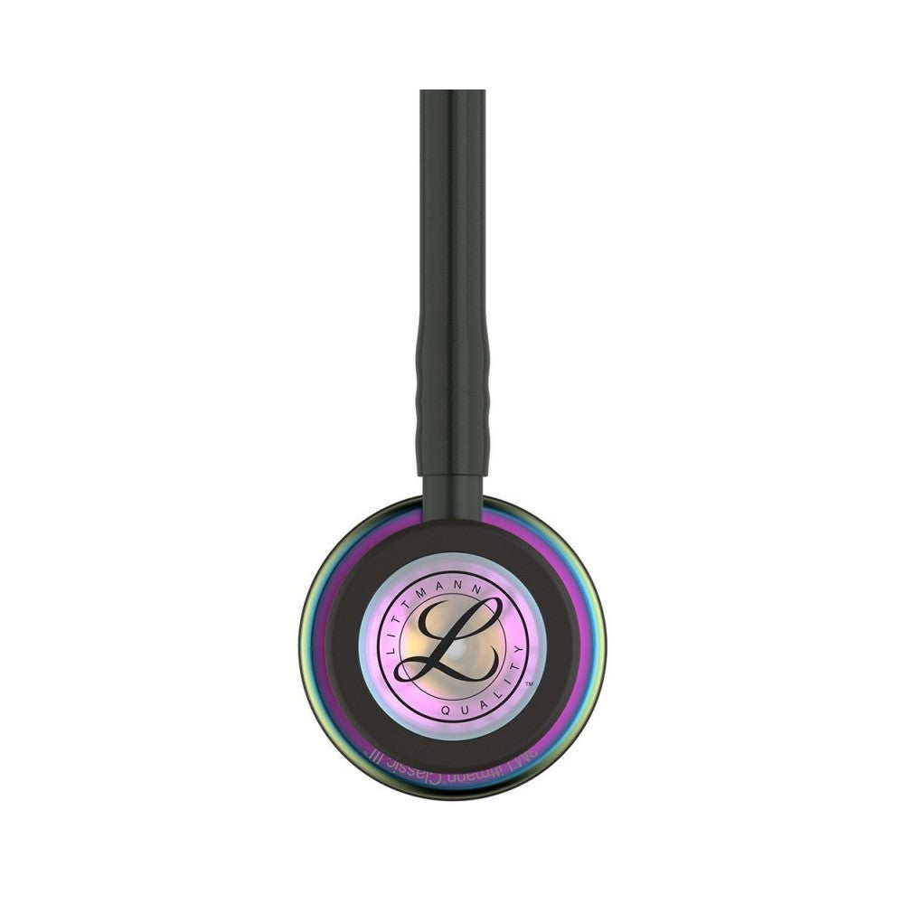 Stetoscop 3M™ Littmann® Classic III Negru Si Capsula Curcubeu (Black/Rainbow)