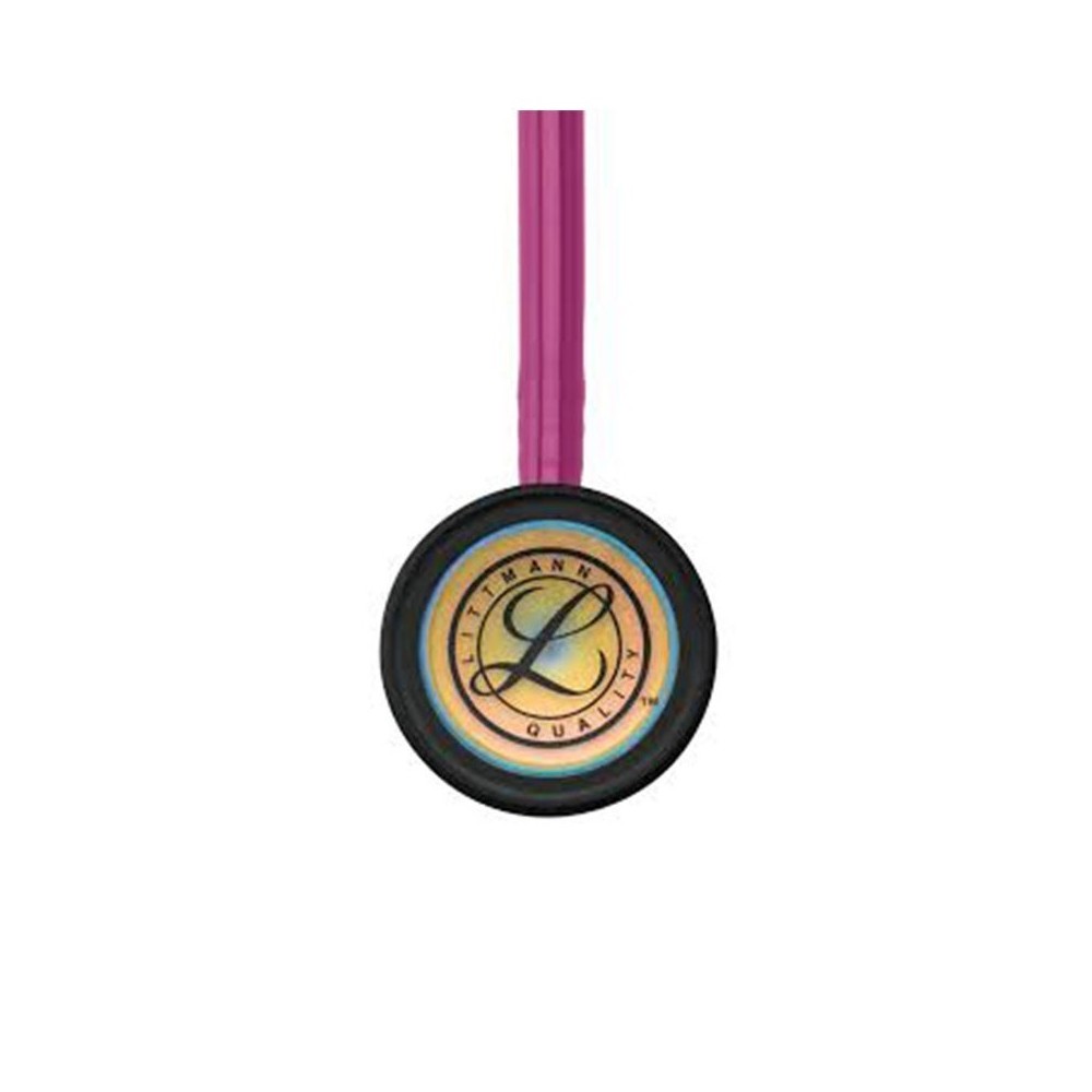 Stetoscop 3M™ Littmann® Classic III Roz Inchis Si Capsula Curcubeu (Rasperry/Rainbow)