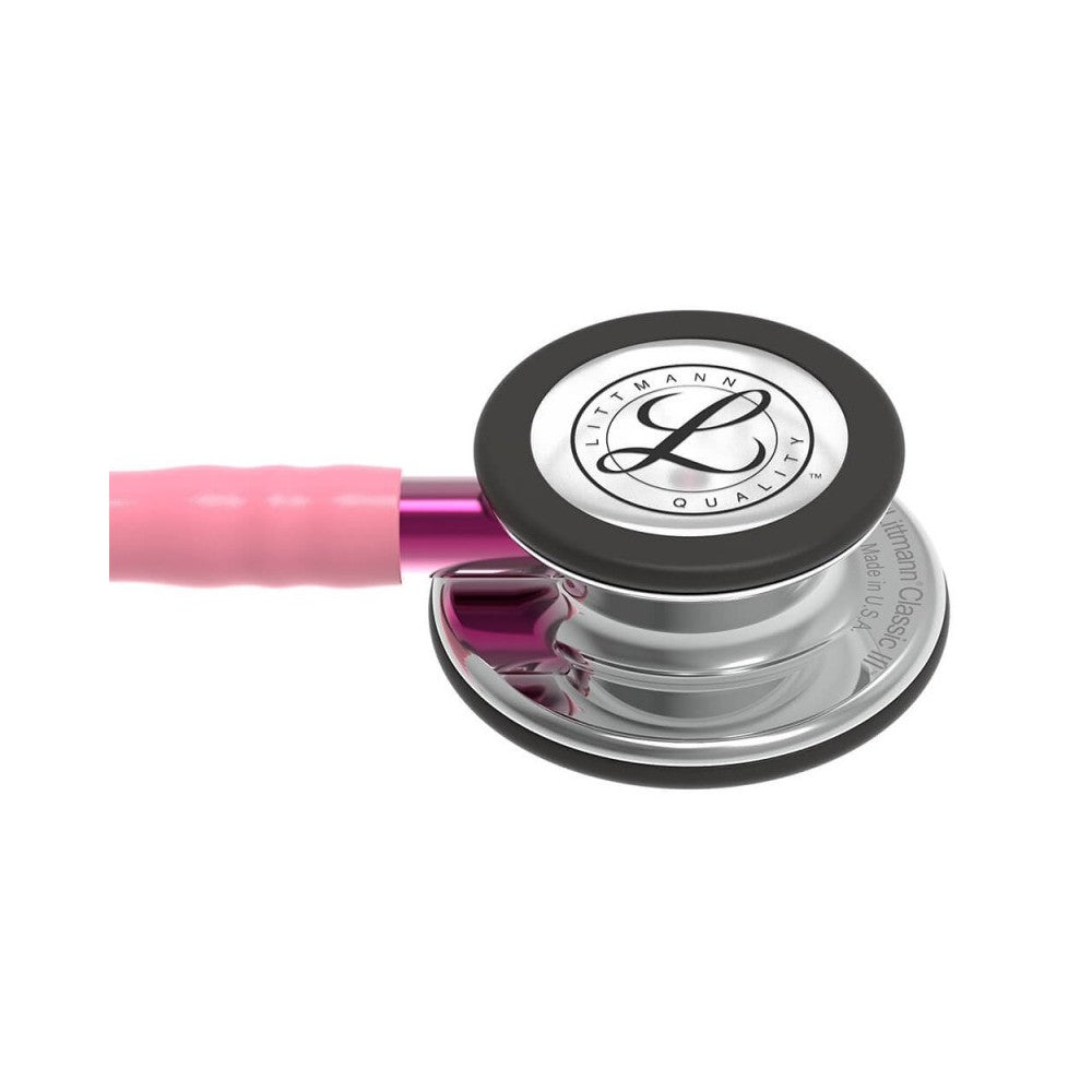 Stetoscop 3M™ Littmann® Classic III Roz Perlat Si Capsula Oglinda (Pearl Pink/Mirror)