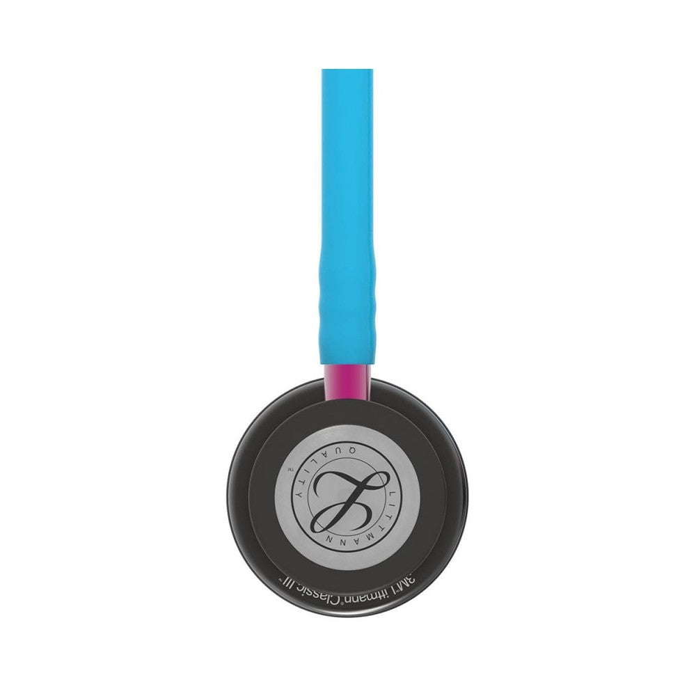 Stetoscop 3M™ Littmann® Classic III Turcoaz/Roz Si Capsula Fumurie (Turquoise/Pink/Smoke)