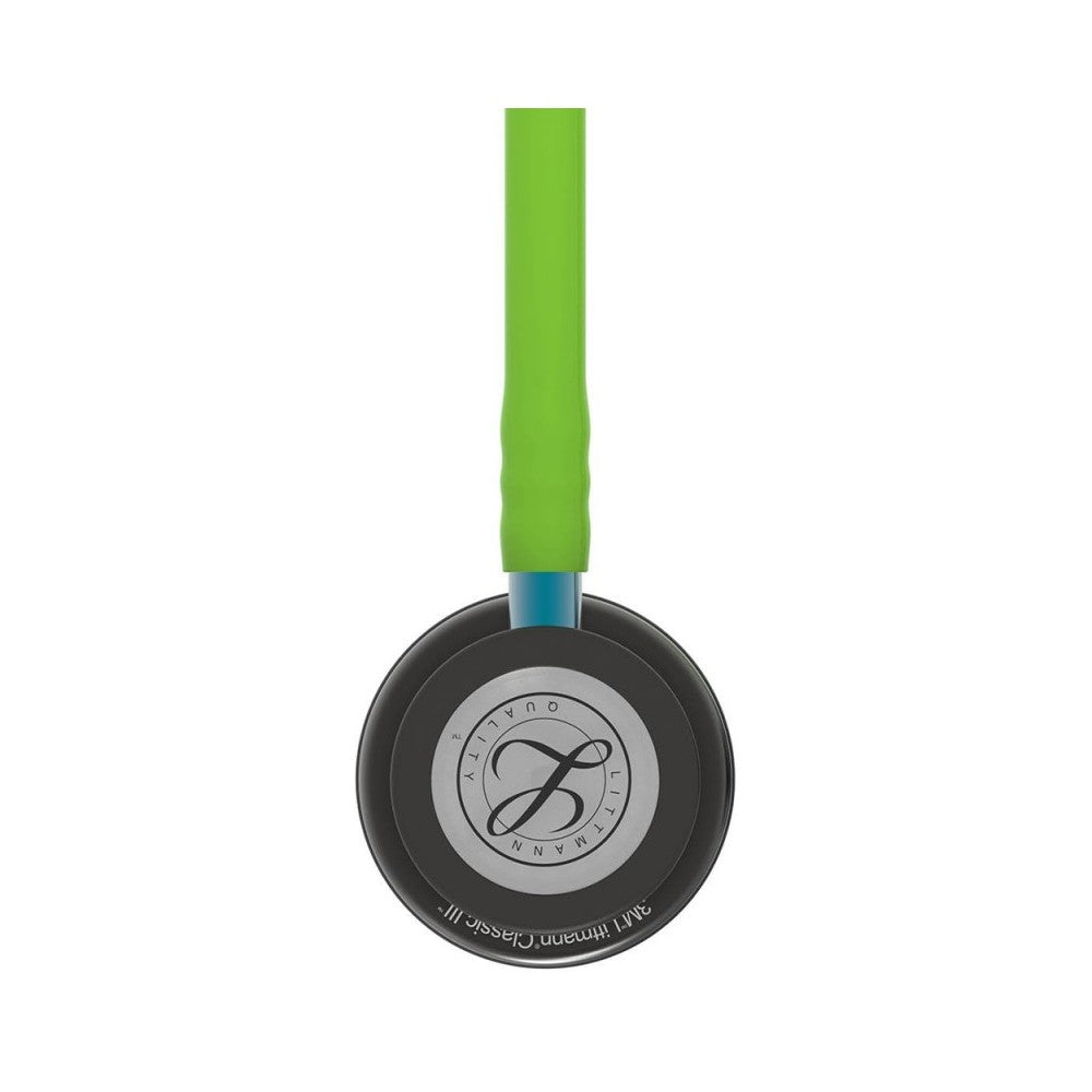Stetoscop 3M™ Littmann® Classic III Verde Lamaie/Albastru Si Capsula Fumurie (Lime Green/Blue/Smoke)