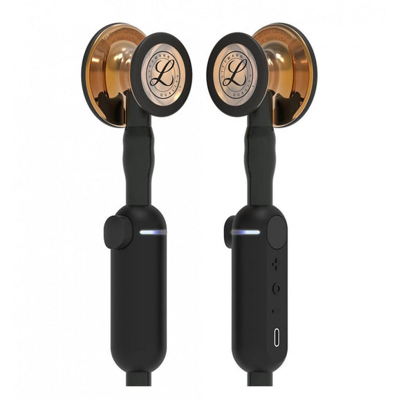 Stetoscop Electronic 3M™ Littmann® CORE Digital Negru Si Capsula Cupru (Black/High-Polish Copper)