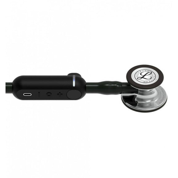 Stetoscop Electronic 3M™ Littmann® CORE Digital Negru Si Capsula Oglinda (Black/High-Polish Mirror)