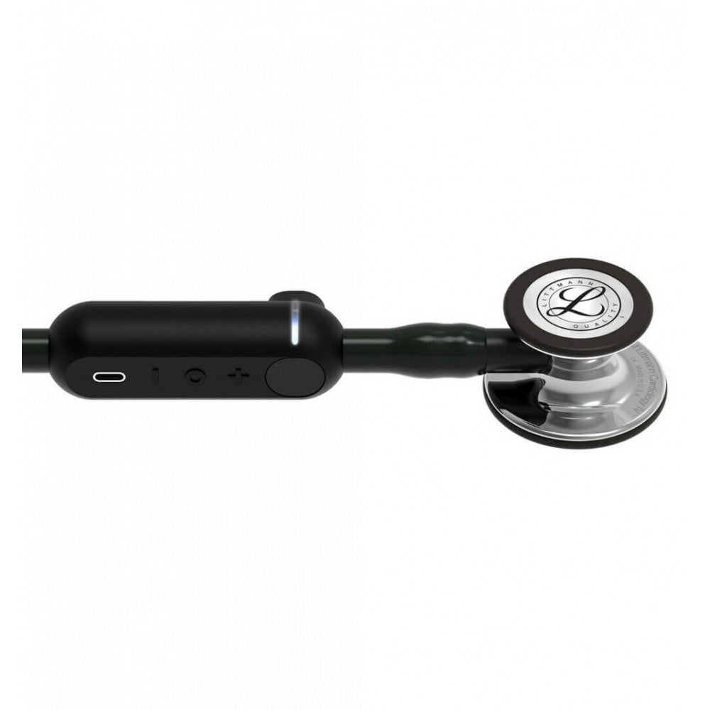 Stetoscop Electronic 3M™ Littmann® CORE Digital Negru Si Capsula Oglinda (Black/High-Polish Mirror)