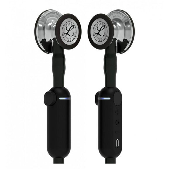 Stetoscop Electronic 3M™ Littmann® CORE Digital Negru Si Capsula Oglinda (Black/High-Polish Mirror)