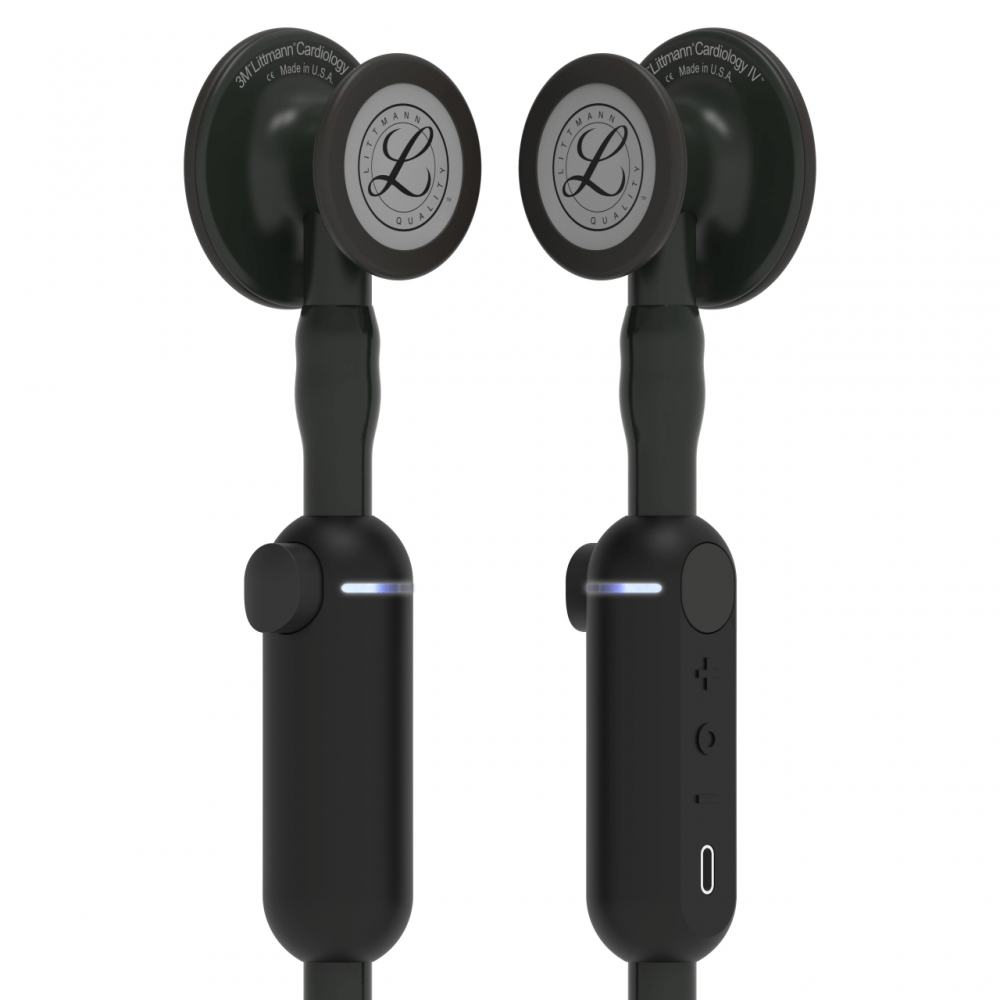 Stetoscop Electronic 3M™ Littmann® Core Digital Negru Complet (Black Edition)